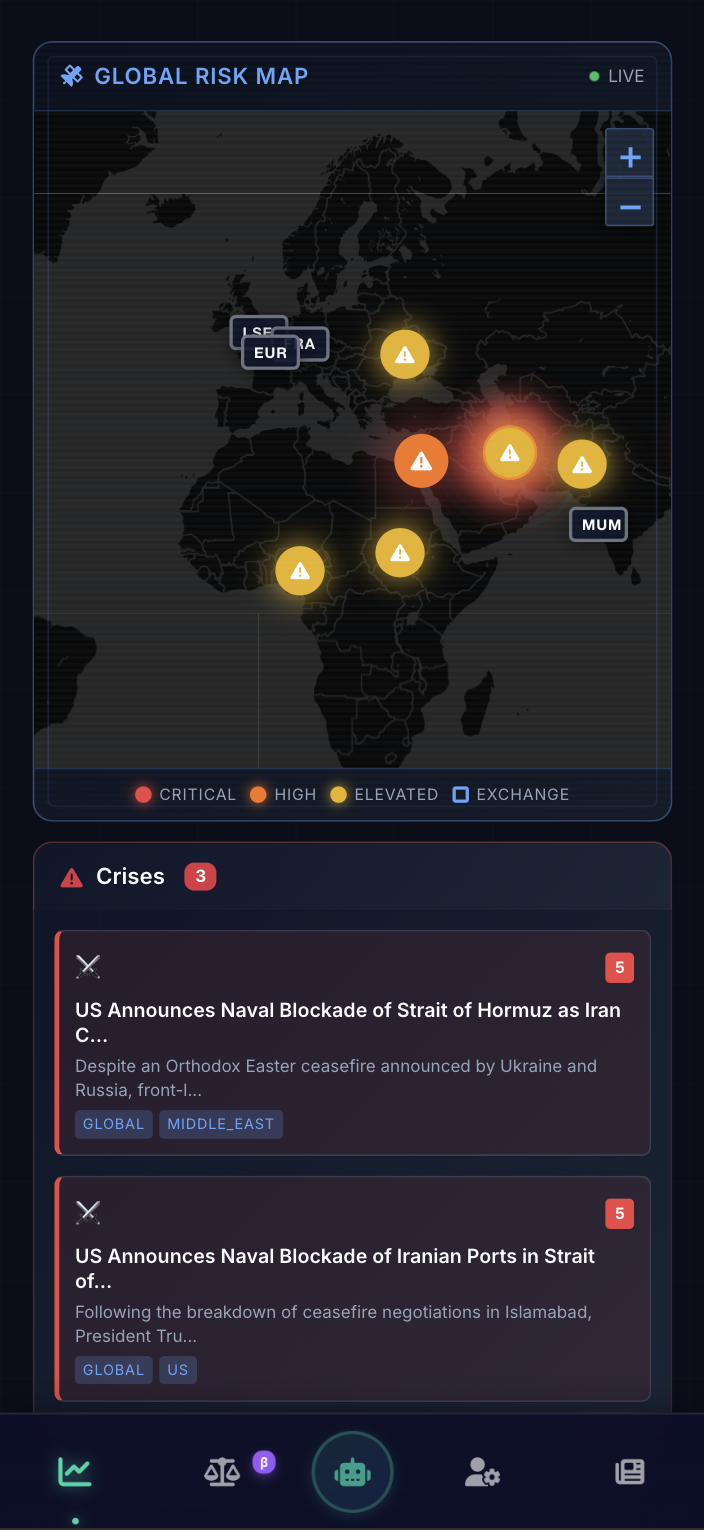 Geopolitical Alerts mobile